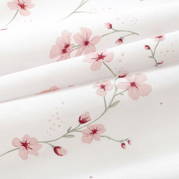 Goldea față de masă 100% bumbac - sakura înflorită 80 x 80 cm
