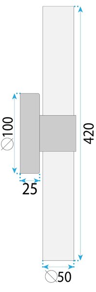 APLICĂ DE PERETE LED LHJ070-W GOLD