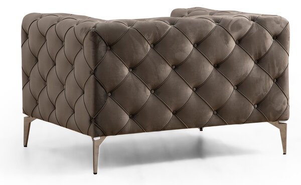 Atelier Del Sofa, Fotoliu Feray antracit 108/90/70 cm