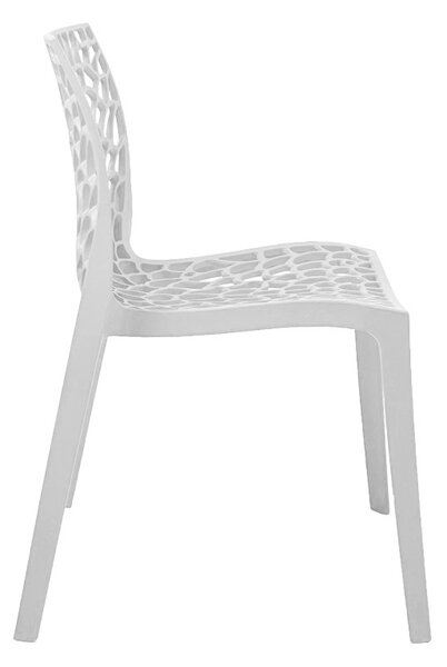 Scaun Hush, Pako World, PP, Alb, 50x57x81 cm
