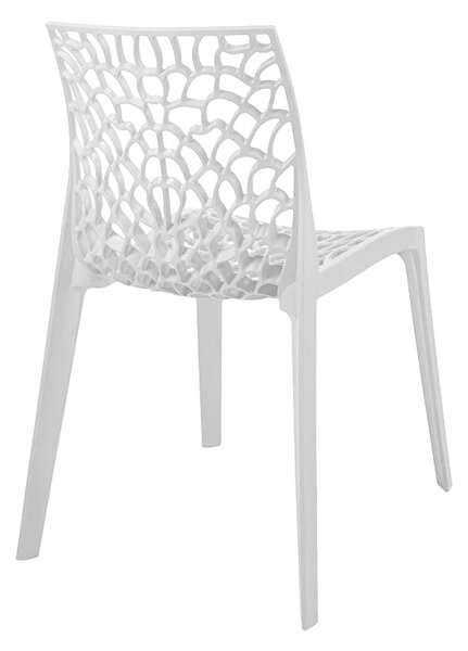 Scaun Hush, Pako World, PP, Alb, 50x57x81 cm