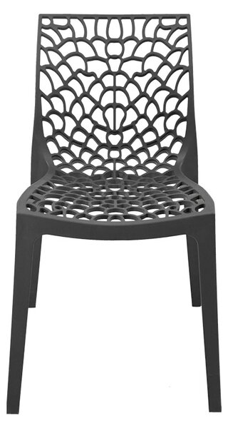 Scaun Hush, Pako World, PP, Gri, 50x57x81 cm