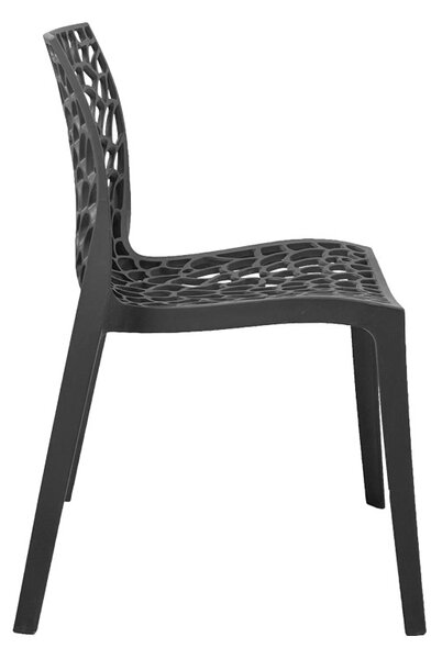Scaun Hush, Pako World, PP, Gri, 50x57x81 cm