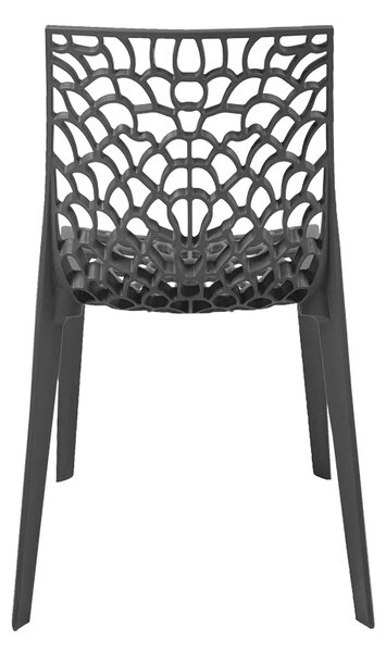 Scaun Hush, Pako World, PP, Gri, 50x57x81 cm
