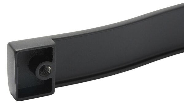 Maner metalic pentru mobilier, model Perra, distanta dintre gauri = 128 | 160 | 224 mm, finisaj negru mat
