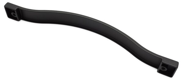 Maner metalic pentru mobilier, model Perra, distanta dintre gauri = 128 | 160 | 224 mm, finisaj negru mat