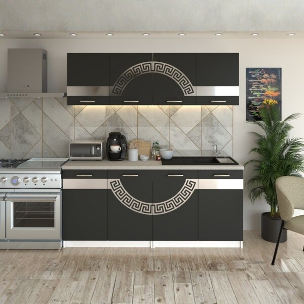 Bucatarie Verona Gri ( Silver ) 180 cm