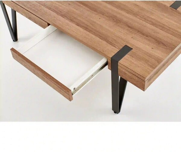 Masuta cafea TULUZA, nuc miere, 120x55x41 cm