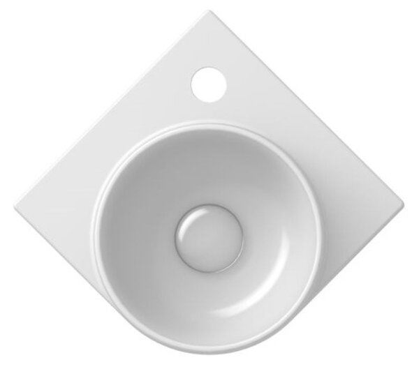 Ravak Yard lavoar 28x28 cm de colț clasică-mobilier alb luciu XJX01228000