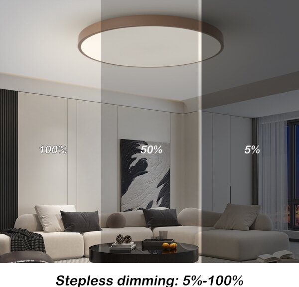 Brilagi-LED Corp de iluminat pentru piscină POOL SMART, LED 100W, 230V, 80 cm, Wi-Fi Tuya + telecomandă, maro