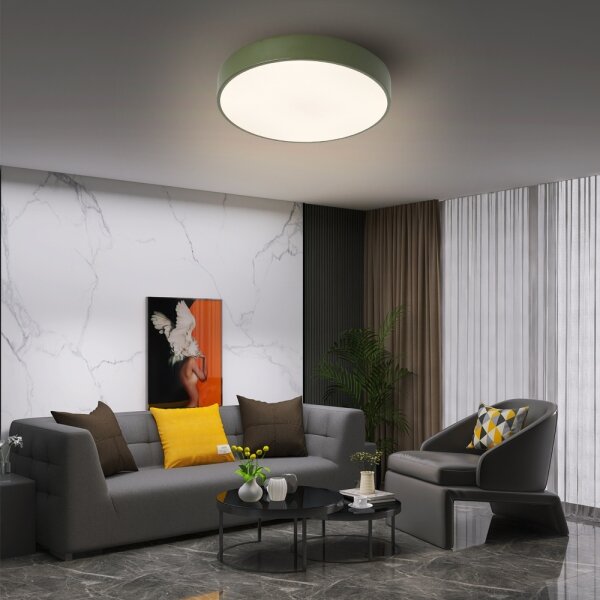 Brilagi - Plafonieră LED POOL, 36W/230V, 3000/4000/6000K, 30 cm, verde