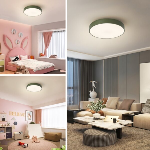 Brilagi - Plafonieră LED POOL, 36W/230V, 3000/4000/6000K, 30 cm, verde