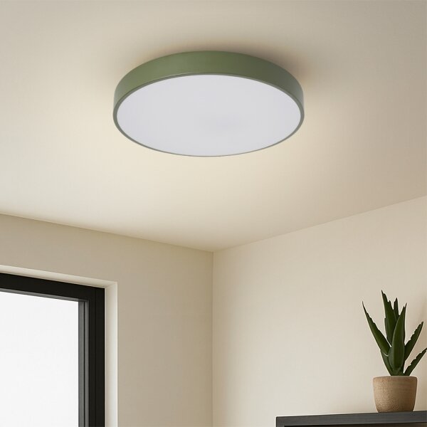 Brilagi - Plafonieră LED POOL, 36W/230V, 3000/4000/6000K, 30 cm, verde