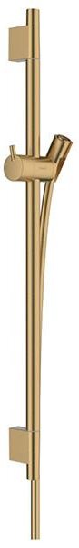 Bara de dus, Hansgrohe, Unica S Puro, cu furtun, 65 cm, bronz periat