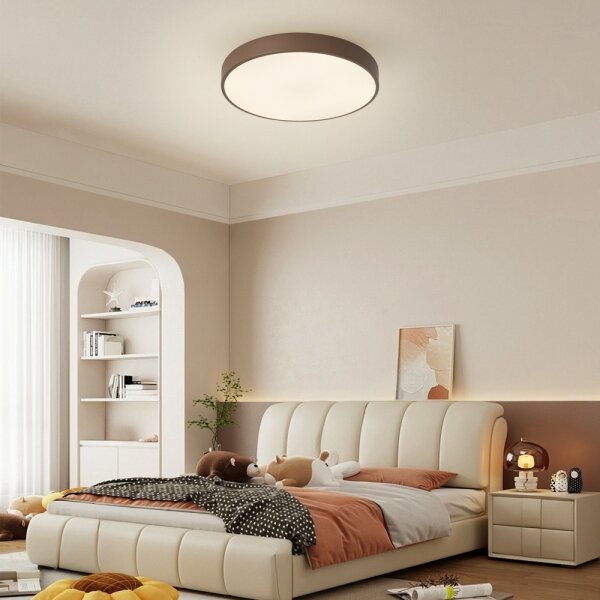 Brilagi - Plafonieră LED POOL, 48W, 230V, 3000/4000/6000K, 40 cm, maro