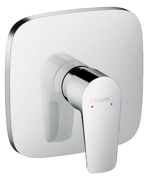 Baterie dus Hansgrohe, Talis E, cu montaj incastrat, crom