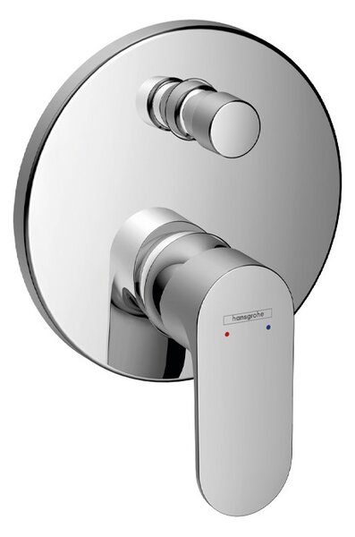 Baterie cada-dus Hansgrohe, Rebris S, cu montaj incastrat, crom