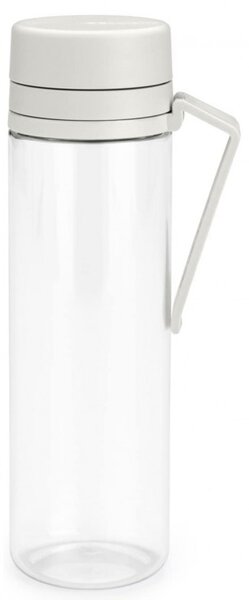 Sticla Brabantia Make&Take 1006280, 500 ml, Cu filtru, Protectie impotriva scurgerilor, Deschidere larga, Transparent/Gri deschis