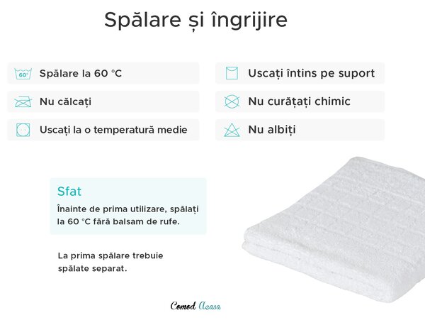 Prosop SOFT 50 x 100 cm albastru regal, 100% bumbac