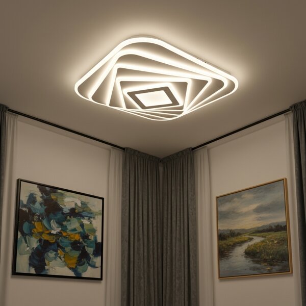 Brilagi - Lampă de tavan dimabilă MODERN LED/210W/230V 3000-6000K + telecomandă