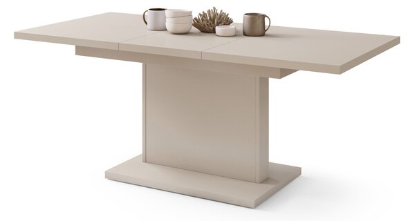 Mazzoni ASTON MINI Bej (Șampanie) - MĂSUȚĂ DE CAFEA MODERNĂ EXTENSIBILĂ REGLABILĂ PE ÎNĂLȚIME MASĂ TRANSFORMABILĂ