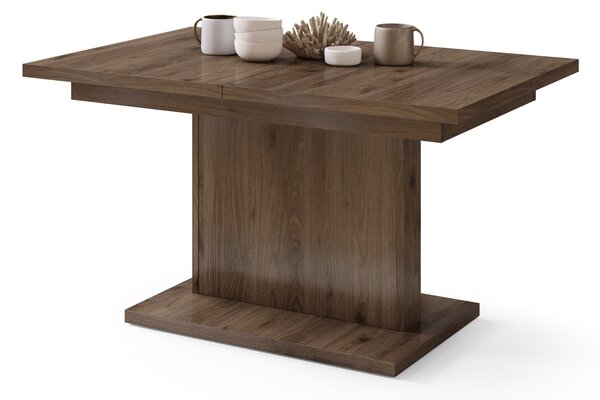 Mazzoni ASTON MINI Nuc Elegant - MĂSUȚĂ DE CAFEA MODERNĂ EXTENSIBILĂ REGLABILĂ PE ÎNĂLȚIME MASĂ TRANSFORMABILĂ