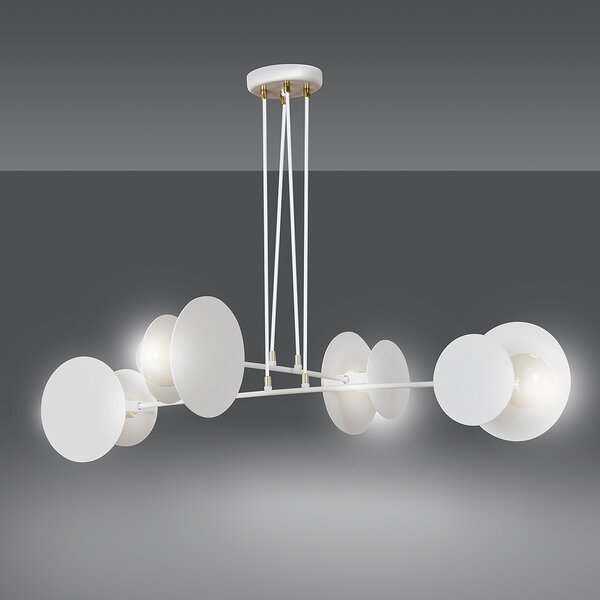 Emibig Idea lampă suspendată 4x15 W alb 793/4