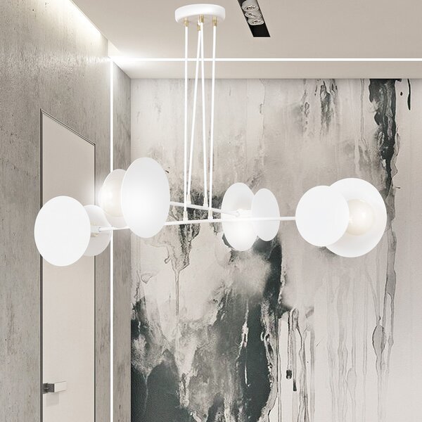Emibig Idea lampă suspendată 4x15 W alb 793/4