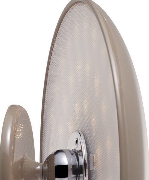 Beacon Lighting Lampa de masă cu baterie și LED Kinoko, maro, 27 cm, CCT, reglabil, Maro / Rugină, Camera de zi / sufragerie, Plastic, Modern