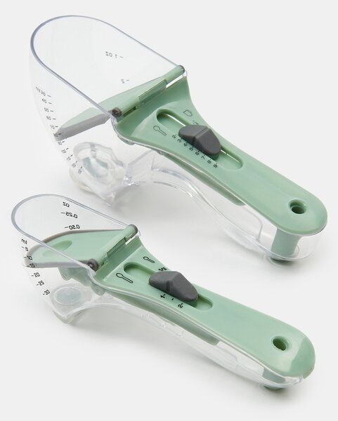 Sinsay - Pahar gradat pentru bucătărie 2 pack - verde-deschis