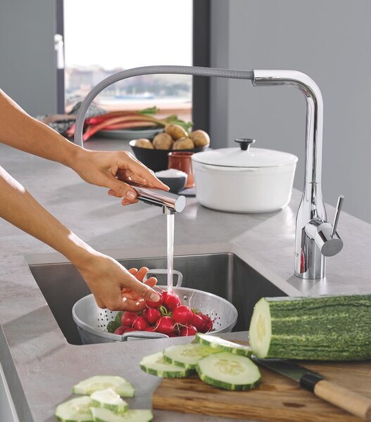 Grohe Essence baterie bucătărie pe picior StarLight Chrome 30270000