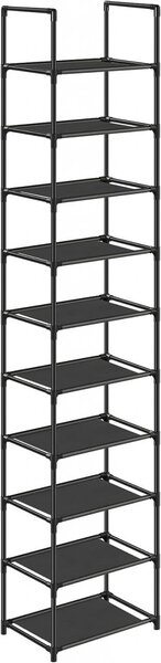 Pantofar, Songmics, Negru, 33x33x173 cm