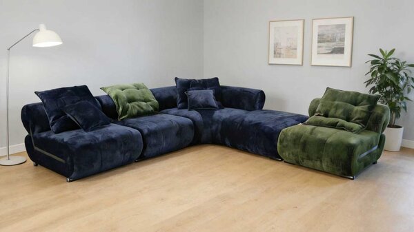 Colțar extensibil dumonde cu ladă de depozitare si sezut confortabil din spuma high-density, Avangarde 310x310 cm