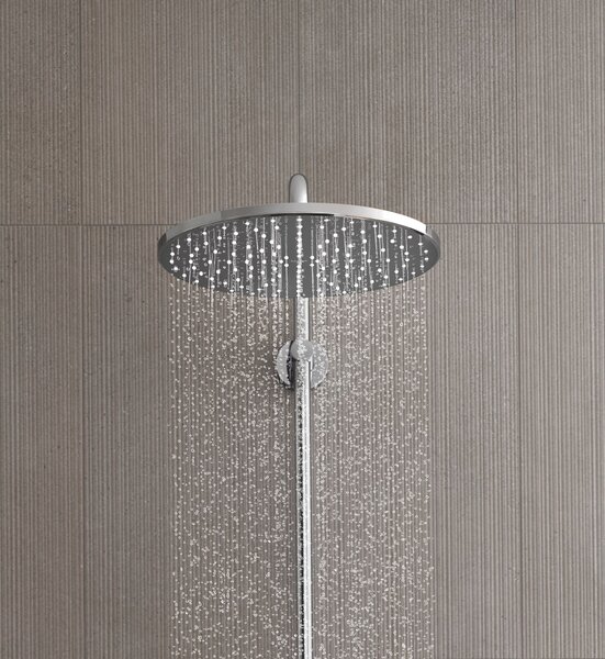 Grohe Vitalio Joy set de duș perete cu termostat cu duș de ploaie StarLight Chrome 26401001