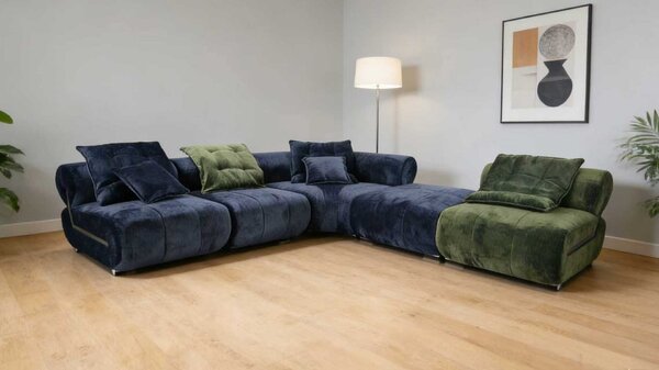 Colțar extensibil dumonde cu ladă de depozitare si sezut confortabil din spuma high-density, Avangarde 310x310 cm
