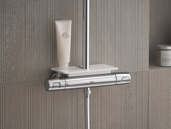 Grohe Vitalio Joy set de duș perete cu termostat cu duș de ploaie StarLight Chrome 26401001