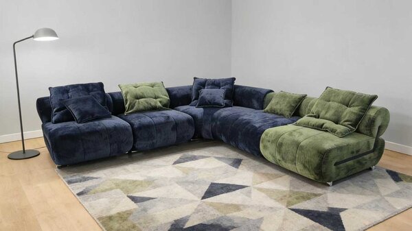 Colțar extensibil dumonde cu ladă de depozitare si sezut confortabil din spuma high-density, Avangarde 310x310 cm
