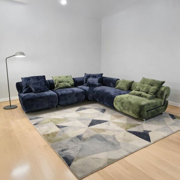 Colțar extensibil dumonde cu ladă de depozitare si sezut confortabil din spuma high-density, Avangarde 310x310 cm