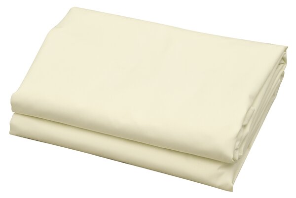 Outsunny Panza Umbrire Dreptunghiulara, Copertina soare de exterior in poliester Anti UV Respirabila 3x4m Alb crem Dreptunghiulara | Aosom Romania