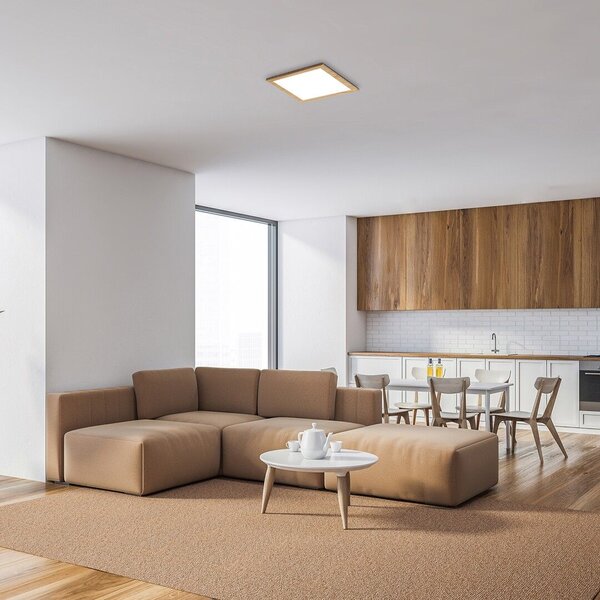 Rabalux Almond plafon 1x12 W alb-lemn 6907