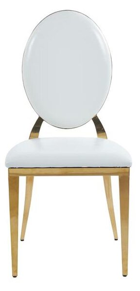 Scaun Living White Top Gold KJC166