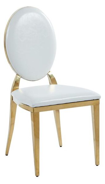 Scaun Living White Top Gold KJC166