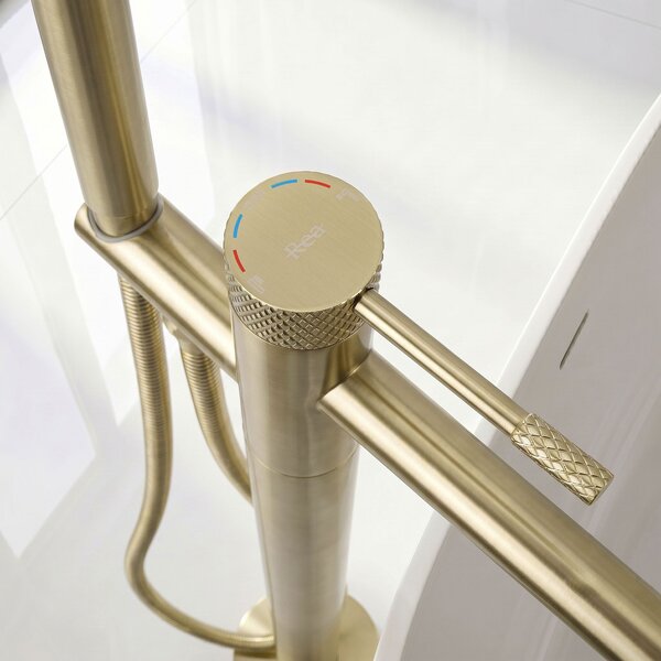 Baterie de podea Rea Venti Brush Gold
