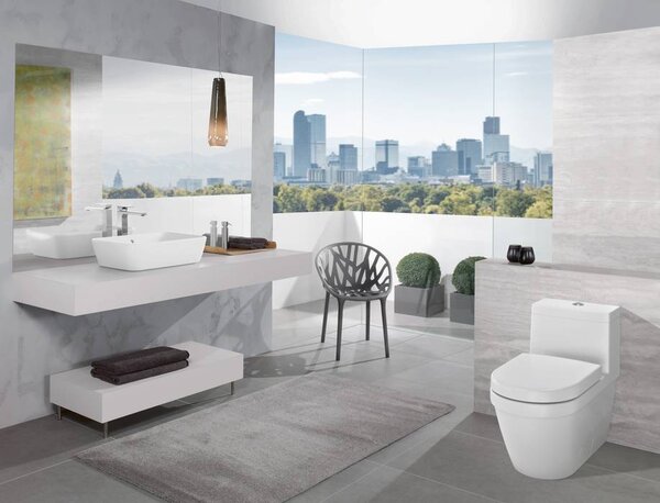 Villeroy & Boch Architectura lavoar 60x40 cm dreptunghiular de blat alb luciu 5A2760R1