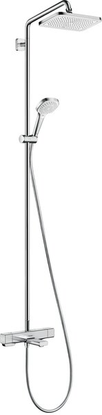 Hansgrohe Croma set cadă și duș perete cu termostat cu duș de ploaie crom 27687000