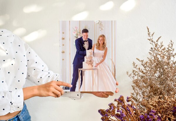 Tablou canvas personalizat (o poza + text)