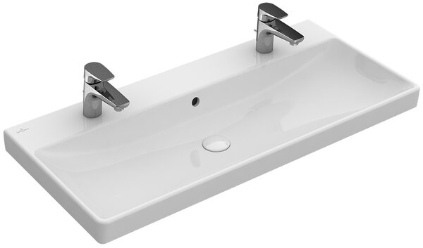 Villeroy & Boch Avento lavoar 100x47 cm dreptunghiular clasică-mobilier alb luciu 4156A401