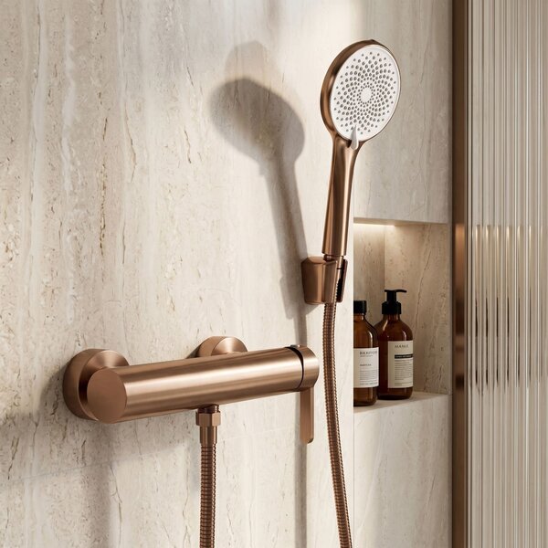Baterie pentru cadă REA Ontario Side Brush Copper