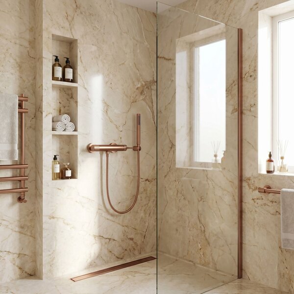 Baterie pentru cadă REA Venti Brush Copper