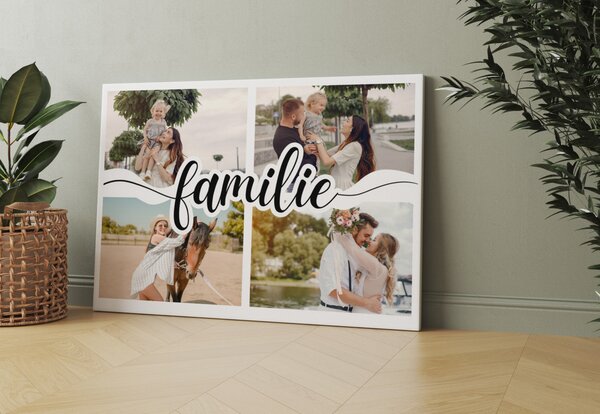 Tablou canvas personalizat - Familie 4 poze